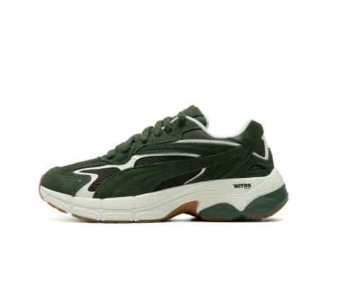 Puma Unisex Chunky Lace-Up Sneakers, Vintage Athletic Casual Shoes