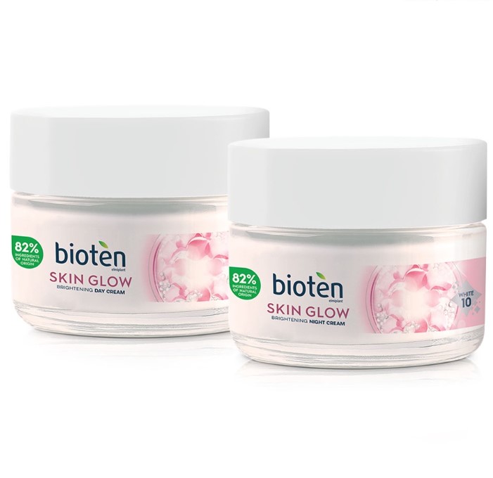 Bioten Skin Glow Bundle Whitening Day Cream 50ml & Whitening Night Cream 50ml