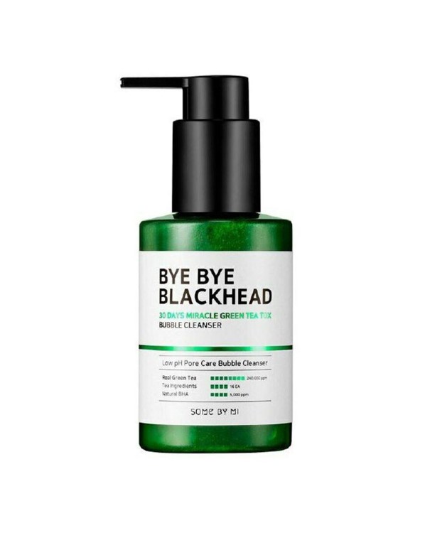 Bye Bye Blackhead 30 Days Miracle Greentea Tox Bubble Cleanser 120g