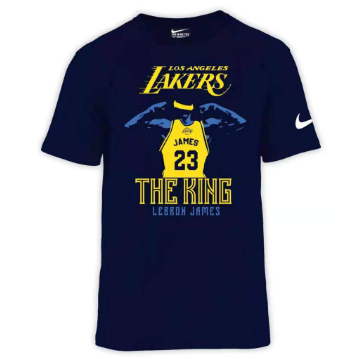 NBA Lakers T-Shirt Unisex Sports Tshirt For Men Cotton Men's Tshirt Round Neck Shirt
