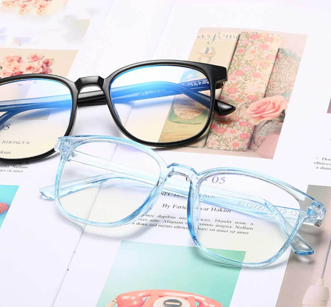 INFA - Unisex Plain Clear Glasses Ultra Light Decoration Transparent Women Men Eyewear Prescription Optical Spectacle Frames