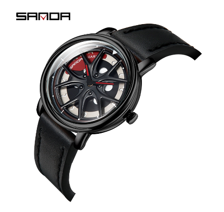 SANDA Original watches for men Analog Quartz Watch sports watch Stainless steel strap 1025 10