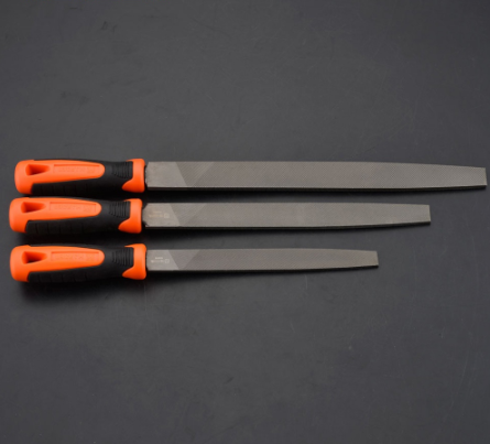 Harden 610631 8" 5Pcs File Set Metal Engineer Hand With Rubber Grip Triangular Square Round