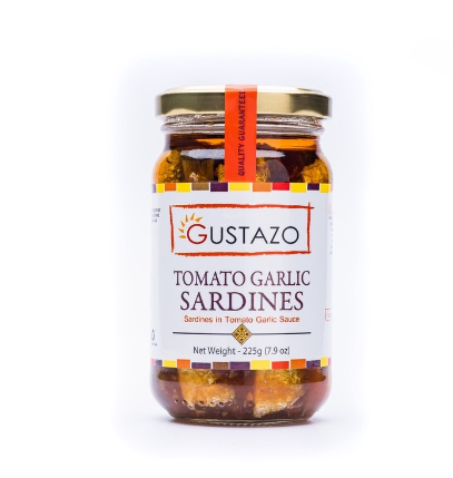 Gustazo Tomato Garlic Sardines 225g