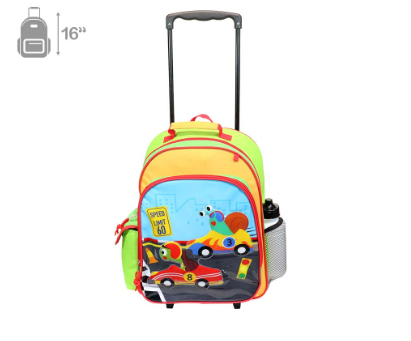 Cool Kids Racing Cars And Race Track Design 16" Trolley Bag