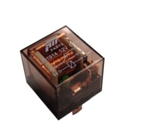 Motorcycle Horn Relay with Socket Mini Drive Light Transparent Socket 5pin 12V Universal