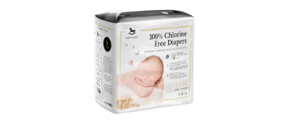Applecrumby Chlorine-free Small Tape Baby Diapers (3-6 kg)  24's