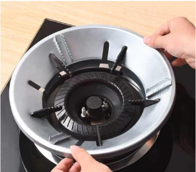 Windproof High Efficiency Gas Stove Energy Saving Cover Heat Insulation Pot Holder Wind Shield Brack