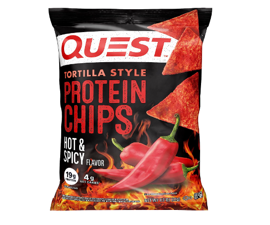 Quest Nutrition Tortilla Style Protein Chips Hot & Spicy 32g