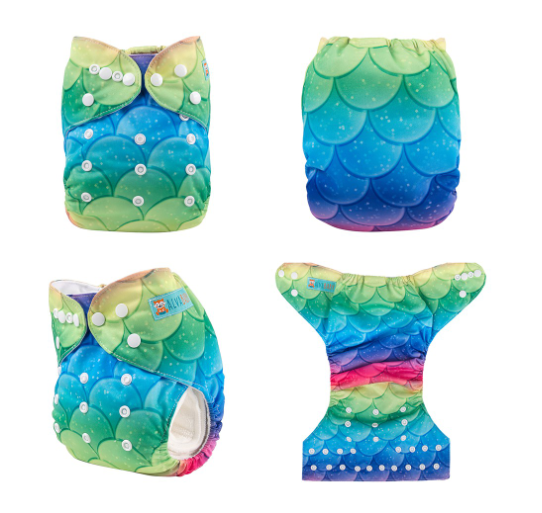 Alva Baby Cloth Diapers Washable Reusable Real Cloth Pocket Nappy Diaper Only D6