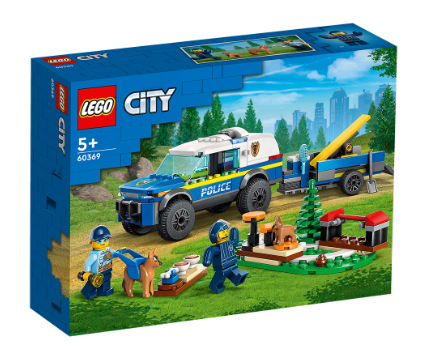 Lego 60369 City Mobile Police Dog Training Building Blocks