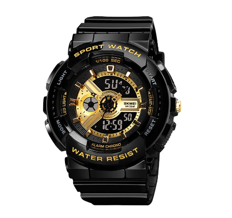 Skmei Sport Watch Digital Waterproof 1689 GOLD