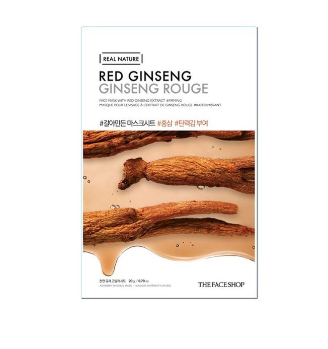The Face Shop Real Nature Red Ginseng Face Mask