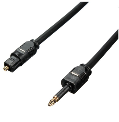 2M Mini 3.5mm Plug Audio Cable SPDIF Optical Fiber Line H4PH
