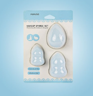 MUMUSO Makeup Puffs Set-Big Waterdrop+Gourd