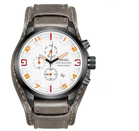 SMAEL 9076 Watch Men New Fashion Sport Quartz Clock Mens Watches Top Brand Luxury Chronograph Waterproof Watch M7