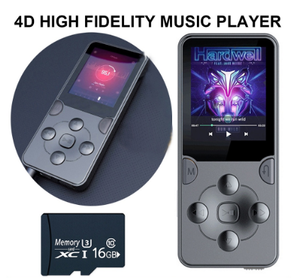 Student MP3 Music Player MP4 Video Walkman Voice Recorder Sports Supports up to 64GB
