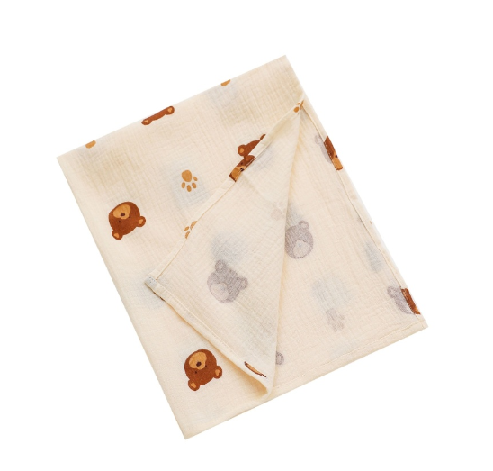 BB Portable Swaddle Blanket Cotton Muslin Blanket for Girls & Boys Baby Receiving Swaddles for Newborn & Infant Swaddling S6