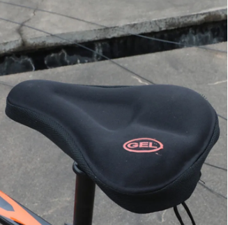 Spot parcel postNew Wider Bicycle Silicone Cushion Soft Pad Bike Silica Gel Seat Saddle Cover Solid and Reliable Bicycle Accessories