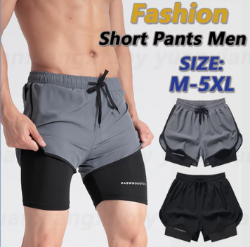 Quick drying Sports shorts Men high elasticity training shorts Breathable running fitness Swimming shorts soccer shorts short pants