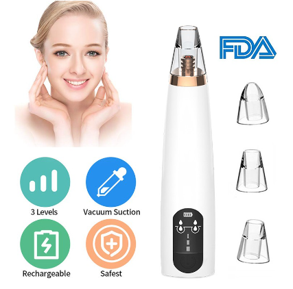 Blackhead Remover Skin Care tools Pore Vacuum Pimple Removal Vacuum Suction Tool USB Rechargeable
