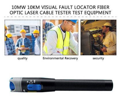 [2.14]10mW 10KM Visual Fault Locator Fiber Optic Laser Cable Tester Test Equipment