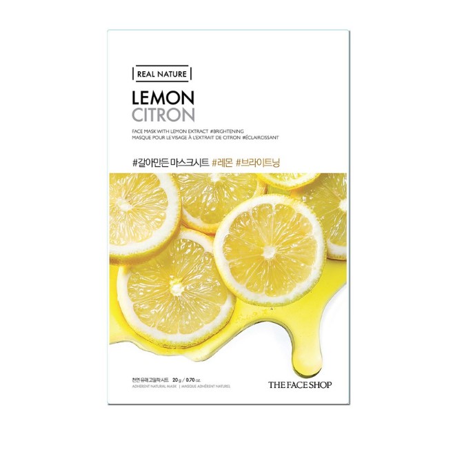 The Face Shop Real Nature Lemon Face Mask