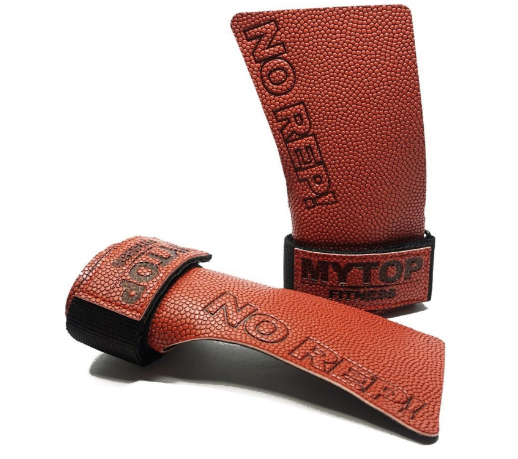 Gymnastics Basketball Sticky Hand Grips for Functional Training, Weightlifting, gymnatics, Pull ups, Muscle ups, with Wrist Straps, Comfort and Support for Gym Workout, Fingerless GripsS