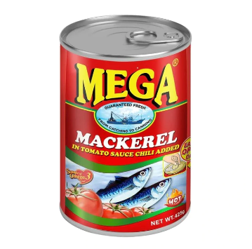 Mega Mackerel in Tomato Sauce with Chili 425g