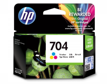 HP 704 Tri-color Original Ink Advantage Cartridge (CN693AA)