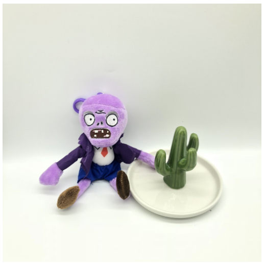 10cm Plants vs. Zombies Plush key chain PVZ Plush Doll Pendant Peashooter Sunflower Ice Dolls Zombie Rag Accessories Doll PVZ17