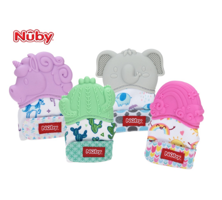 Nuby 3m+ Happy Hands Teething Mitten