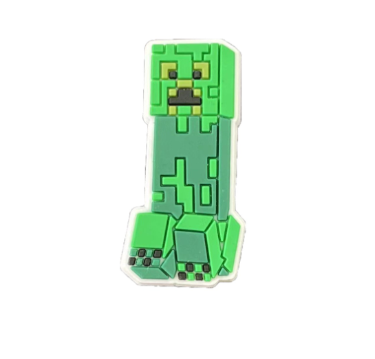 Cartoon Alex Sword Croc Jibbitz for Kids Minecraft Jibbits Charm Computer Game Jibits Crocks Shoes Accessories Shoe Charms Pins 038