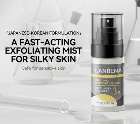 LANBENA Exfoliating Peel Spray Facial Scrub Skin Cleaning 30ML