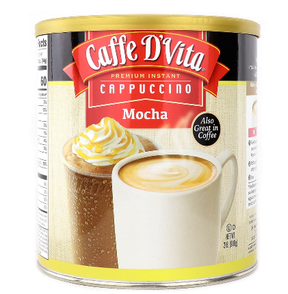 Caffe D'Vita Premium Instant Cappuccino Mocha 908g