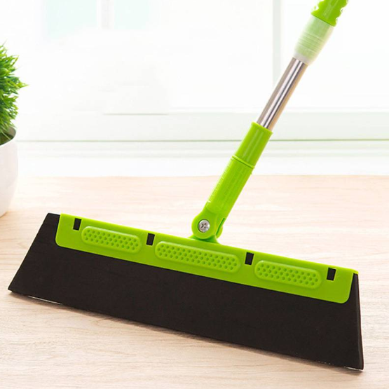Magic Broom Wiper Scraper 180° Rotatable Floor Cleaning Mop Wiper Household Sweeper Broom