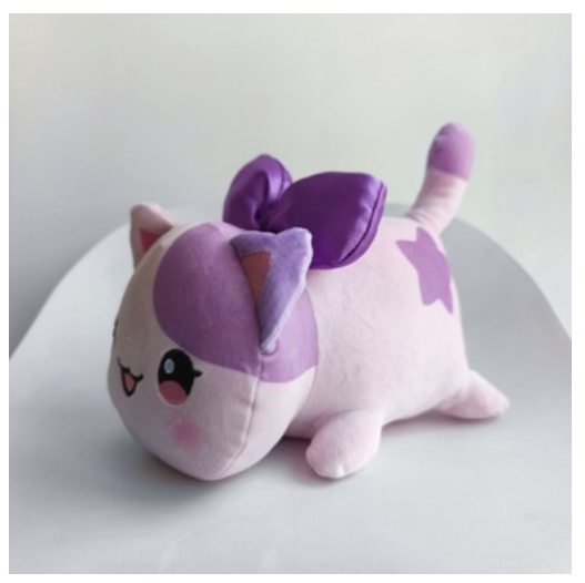 Aphmau Cat Stuffed Toys Animal Hamburg Angel rainbow French Fries Donuts Cats Plushie Plush Doll For Girls Pillow Home Decor  D16