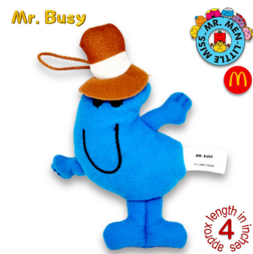 Mr Men Little Miss McDo Hanging Plushies Bag Charm Stuffed Toys McDo35