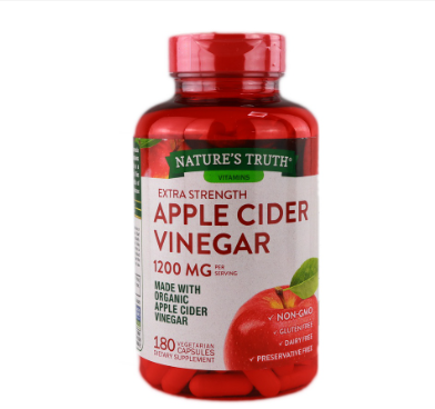 Nature's Truth Vitamins Extra Strength Apple Cider Vinegar 1200mg  (180 Capsules)