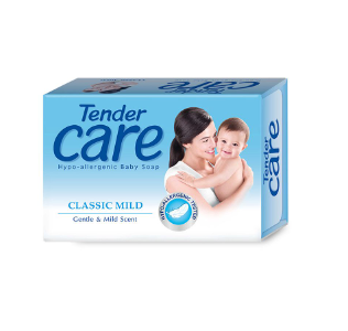 Tender Care Classic Mild Hypo-Allergenic Baby Soap 115G