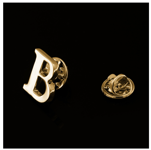 Fashion A-Z Alphabet Brooch Women Men Badges Gold Color Initial Letter Brooches Metal Pins Accessories Jewelry Gift B