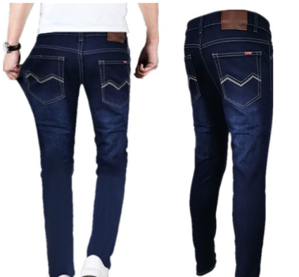 New Blue Maong Pants Stretchable And Fashionable Skinny Jeans For Men High Quality A8803
