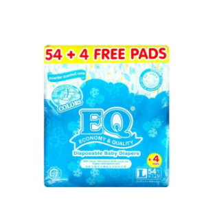 EQ Colors Baby Diapers Jumbo Pack Tape Large 58's