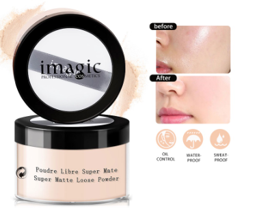 IMAGIC Oil Control Loose Powder Waterproof Moisturizing Face Makeup 4 Colors