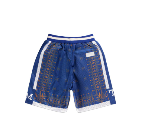 TEAM MANILA PATTERN SHORTS BLUE