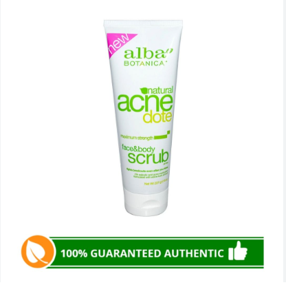 Alba Botanica Acnedote Face & Body Scrub 227G