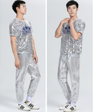 Jazz dance costumes DS male adult dress modern dance