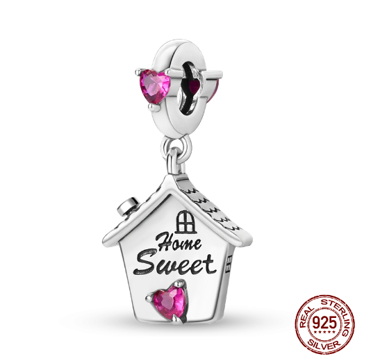 New Arrivals 925 Silver Life Tree Pendants Feather Planet Trunk Travel Girl Charms Beads Fit Original Pandora Charms Bracelet Women DIY Jewelry 0037