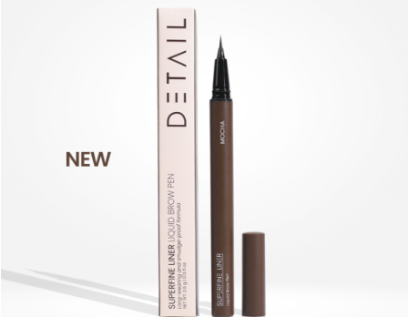 Detail Cosmetics Superfine Liner Liquid Brow Pen in Mocha