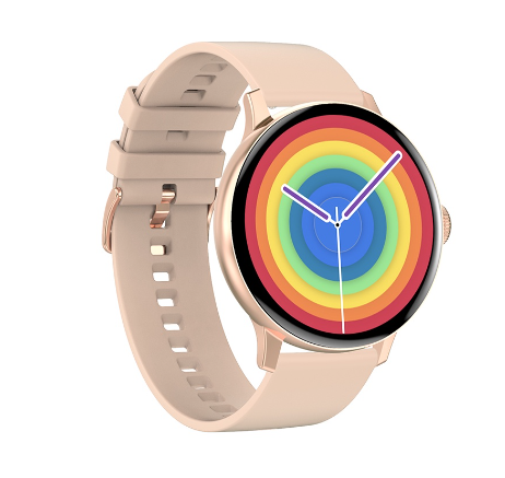 FILIEKEU Smart Watch Original Ip68 Waterproof Sports Fitness Bluetooth Call Support Ecg Plus Ppg Smartwatch For Android And Ios ROSEGOLD SILICONE